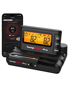 ThermoPro TP980W Truly Wireless WiFi Meat Thermometer with Smart App, Rechargeable Receiver, 3-Sensor Probe, Waterproof