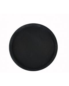 Winco TRH-14K Easy Hold Tray 14" Round Black - CA