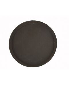 Winco TRH-16K Easy Hold Tray 16" Round Black - CA