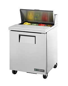 True TSSU-27-08-HC 27" Solid Door Refrigerated Sandwich/Salad Prep Table - 115V - USA