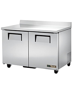 True TWT-48-HC 48" 2-Door Worktop Refrigerator