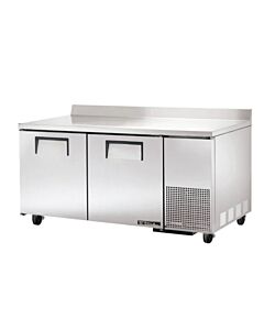 True TWT-67-HC 67" 2-Door Deep Worktop Refrigerator- 20.5 Cu. Ft.