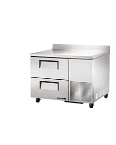 True TWT-44D-2-HC-2 44" 2-Drawer Worktop Refrigerator with 2 Drawers - 15.74 Cu. Ft.