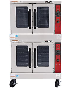 Vulcan VC55GD Double Deck Full-Size Gas Convection Oven, 50,000 BTU