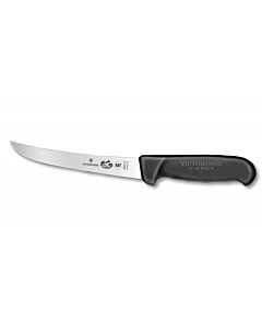 Victorinox 5.6503.15 6" Curved Stiff Blade Boning Knife with Black Fibrox Handle