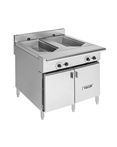 Vulcan VCS36D 36" Double Tank Versatile Chef Station / Multifunctional Cooker - 208/240V