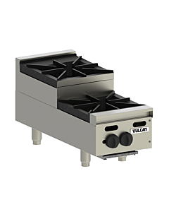 Vulcan VHP212U Achiever Series 12" 2 Burner Step Up Countertop Range - Natural Gas/Liquid Propane - USA