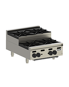 Vulcan VHP424U Achiever Series 24" 4 Burner Step Up Countertop Range - Natural Gas/Liquid Propane - USA