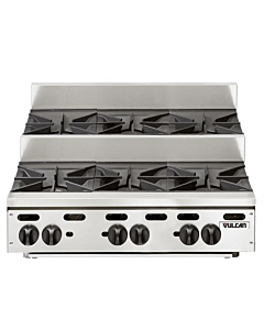 Vulcan VHP636U Achiever Series 36" 6 Burner Step Up Countertop Range - Natural Gas/Liquid Propane - CA