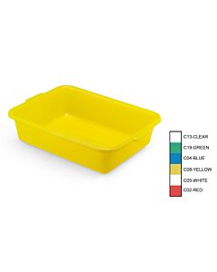 Vollrath Traex® Color-Mate™ 5" Food Box, Yellow - CA