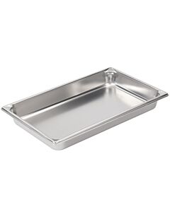 Vollrath 30022 Super Pan V Full-Size Stainless Steel Food Pan 8.3 Qt. - 2.5" Deep - CA