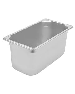 Vollrath 30362 Super Pan V 1/3 Size Stainless Steel Food Pan 6.1 Qt. - 6" Deep - CA