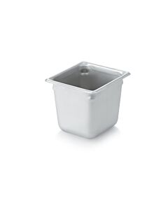 Vollrath 30662 Super Pan V 1/6 Size Stainless Steel Food Pan 2.7 Qt. - 6" Deep - CA