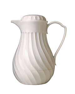 Vollrath Tilt & Pour SwirlServe 20 oz. Beverage Server- White, 52132 - USA