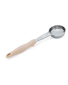 Vollrath 3 oz One Piece Heavy-Duty Spoodle with Solid Round Bowl - Ivory Handle, 6433335 - CA