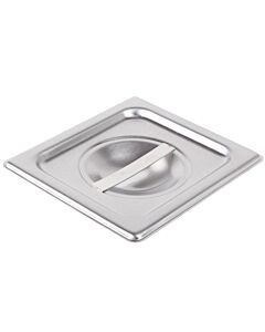 Vollrath 75160 1/6 Size Super Pan V Solid Stainless Steel Cover - CA