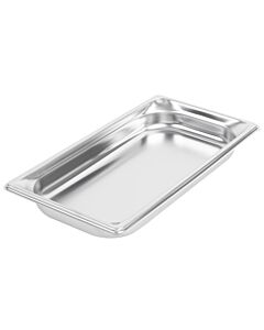 Vollrath 90312 Super Pan 3 1/3 Size Steam Table Pan Stainless Steel - 1.5" Deep