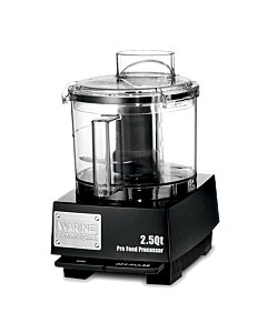 Waring Commercial WFP11SW 2.5 Qt. Food Processor WFP11SW - Flat Lid - 3/4 HP