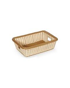 GET WB-1516-TT 22" x 15.5" Rectangular Basket, 6" Deep - 6/pack - CA
