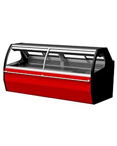 Frost Tech HWM12-RD 151 1/2" Cheese / Deli / Meat Refrigerated Display Case - Double Glass, Double Coil - USA