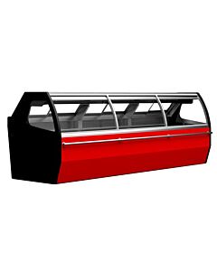 Frost Tech HWM8-RD 101 1/2" Cheese / Deli / Meat Refrigerated Display Case - Double Glass, Double Coil - USA