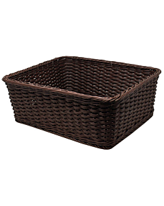 Zanduco 15" X 18" Rectangular Rattan Basket