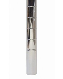 Zanduco Heavy-Duty Commercial Chrome Post without Leveler - NSF