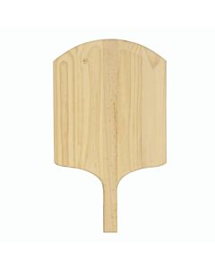 Omcan 14" x 16" Wooden Pizza Peel Overall Length 24" - CA
