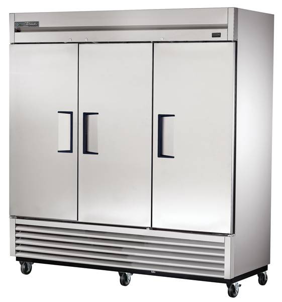 True T-72-HC Reach-In Solid Swing Door Refrigerator